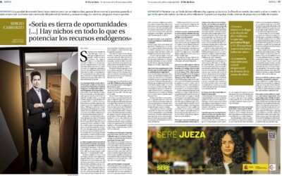 Entrevista a Sergio Cabrerizo, director de Soria Futuro: “Soria es tierra de oportunidades»